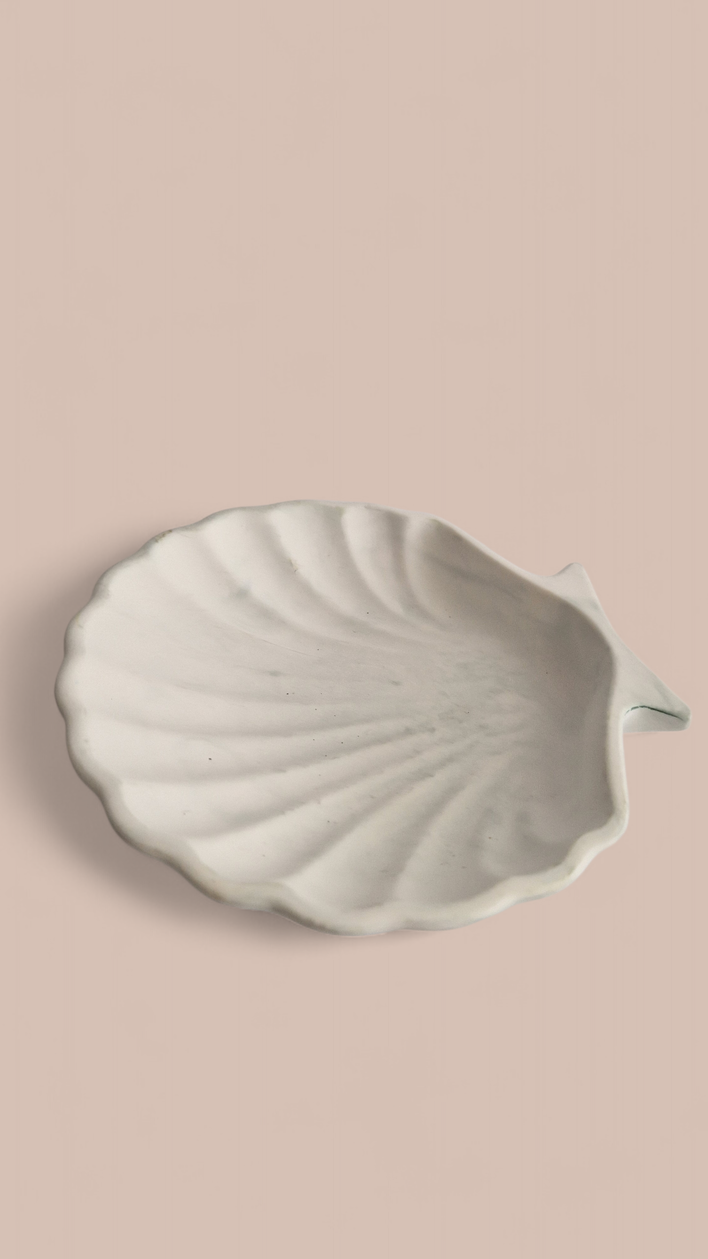 Väike mererohelise alatooniga dekoratiivne merekarp Oyster, käsitööna valminud ehetehoidja.